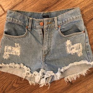 Brandy Melville Jean Shorts